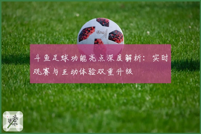 斗鱼足球功能亮点深度解析：实时观赛与互动体验双重升级